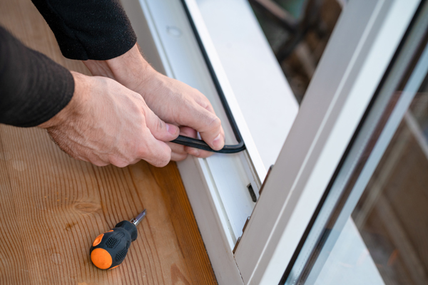 reparing window rubber seal
